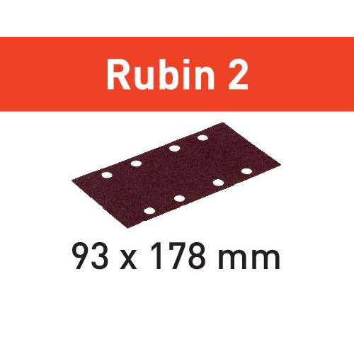 Festool - Abrasive sheet STF 93X178/8 P150 RU2/50 Rubin 2