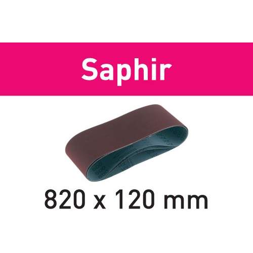 Festool - Slipband 820x120-P50-SA/10 Saphir