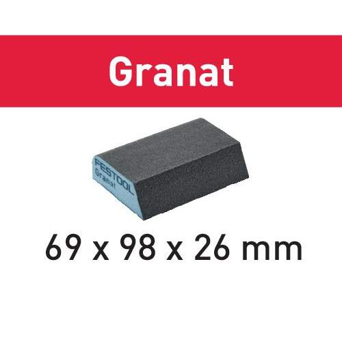 Festool - Sanding block 69x98x26 120 CO GR/6 Granat