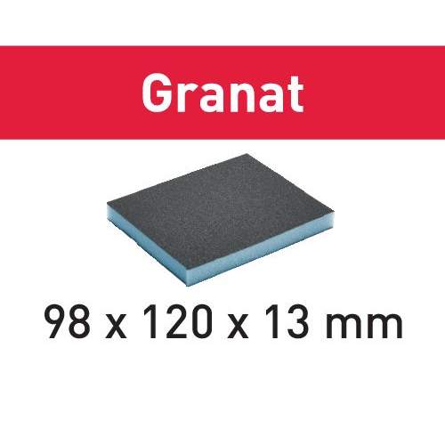 Festool - Abrasive sponge 98x120x13 800 GR/6 Granat