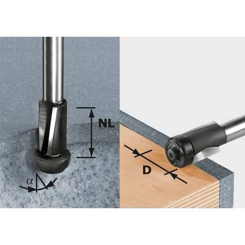 Festool - Edge trimming cutter HW D19/25 ss S12