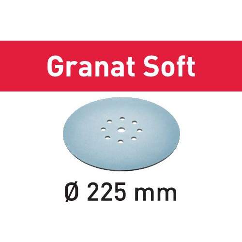 Festool - Slippapper STF D225 P80 GR S/25 Granat Soft