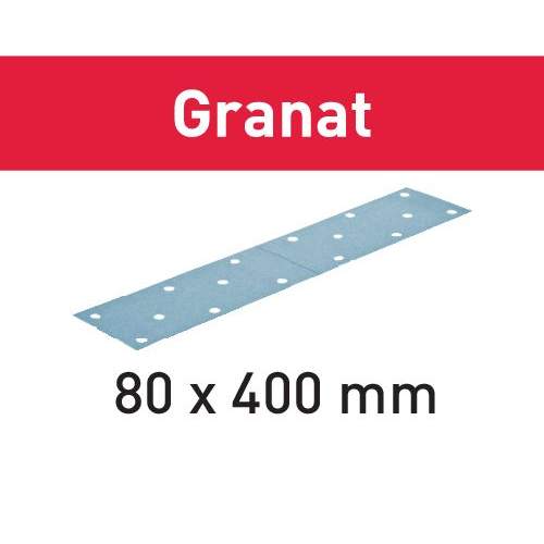 Festool - Slippapper STF 80x400 P180 GR/50 Granat