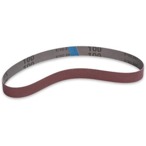 Charnwood - Cloth Backed Sanding Belt 1" (25mm) x 30" (762mm), 100 Grit, Pack of 2