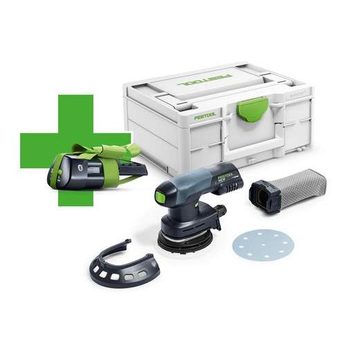 Festool - Batterislip Rund Excenter ETSC 125-Basic-ERGO