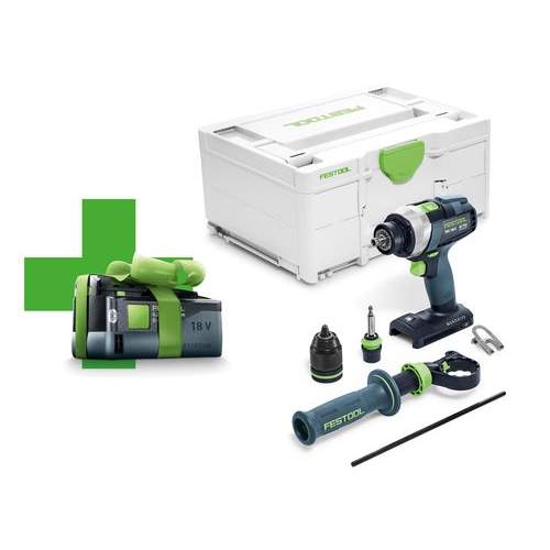 Festool - Akkuruuvinväännin TDC 18/4 I-Basic-Promo QUADRIVE