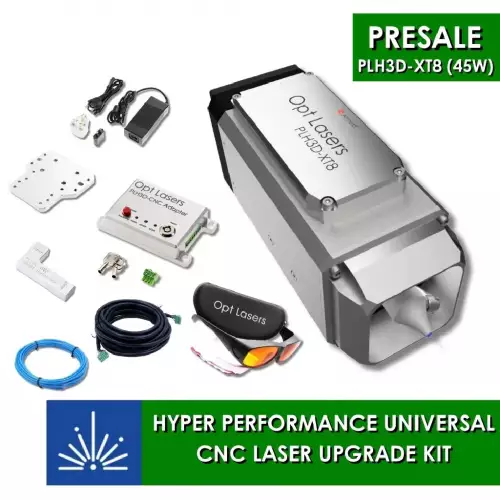 Opt Laser - Hyper Performance Universal CNC Laser Upgrade Kit with PLH3D-XT8 (45 W)