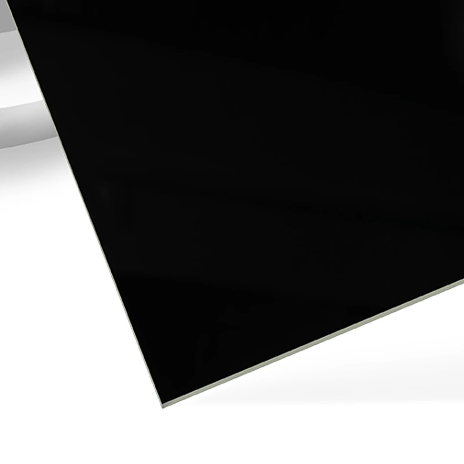 xTool - 3 mm peittävä kiiltävä akryylilevy, musta, 30 × 48 cm (1 kpl)