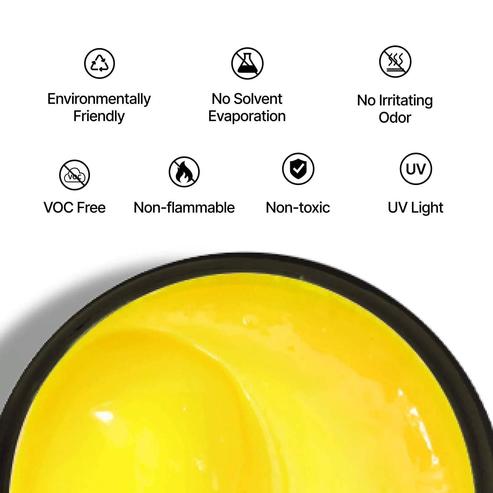 xTool - UV-silkkipainovärisarja, perusvärit, 6 × 100 ml